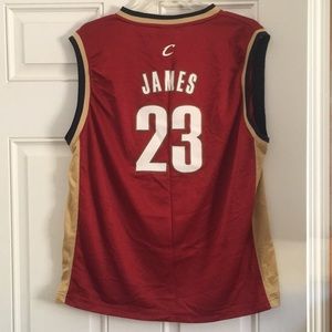 Reebok LeBron James Cleveland Cavs Jersey Youth XL